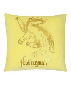 Top 10 👍 Harry Potter Hufflepuff Square Cushion Gold ⭐