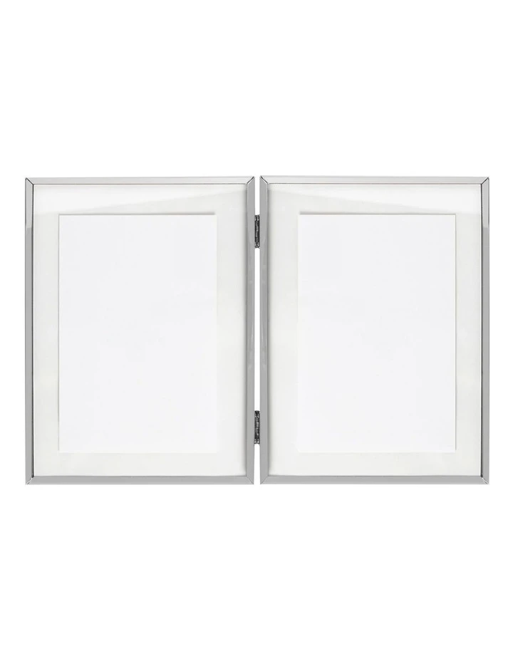 Cheap ✨ Vue 2 Piece 10x15cm Double Shiny Metal Photo Frame Set Silver ✔️ 2 Cheap ✨ Vue 2 Piece 10x15cm Double Shiny Metal Photo Frame Set Silver ✔️ - Image 2