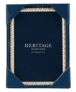 Coupon ❤️ Heritage Bejewelled 13x18cm Photo Frame Silver ✔️ -Deals Home Décor Store 746492320 3 720x928