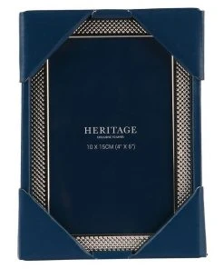 Deals ✔️ Heritage 10x15cm Textured Shiny Metal Photo Frame Silver ✔️ -Deals Home Décor Store 746492500 3 720x928