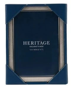 Brand new 🌟 Heritage 13x18cm Textured Shiny Metal Photo Frame Silver 🎁 -Deals Home Décor Store 746492590 3 720x928