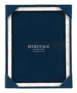 Cheap 🎉 Heritage Mother of Pearl 20x25cm Shiny Metal Photo Frame Silver ✨ -Deals Home Décor Store 746492950 3 720x928