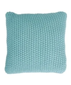 Budget 👍 Australian House & Garden Norwood Knitted Cushion Ocean Blue 🎉