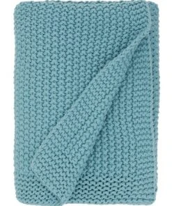 Wholesale 🔔 Australian House & Garden Norwood Knitted Throw Ocean Blue ✨