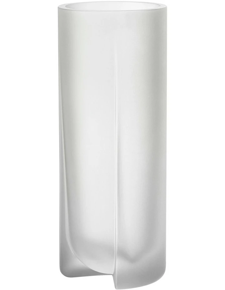 Outlet 🤩 IITTALA Kuru 25.5cm Frosted Glass Vase Clear 🔥 1 Outlet 🤩 IITTALA Kuru 25.5cm Frosted Glass Vase Clear 🔥