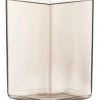 New 👏 IITTALA Ruutu 14cm Glass Vase Linen 🧨
