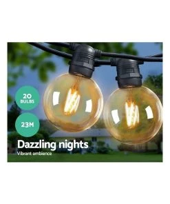 Wholesale 🎉 My Plaza Jingle Jollys 23m LED Festoon String Lights Kits Wedding Party Warm White ✨ -Deals Home Décor Store 757089550 3 720x928