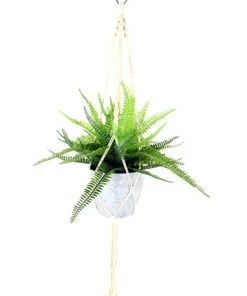 Hot Sale 🔥 Cooper & Co 95Cm Tall Hanging Potted Artificial Boston Fern Decor Fake Plant Indoor ✨