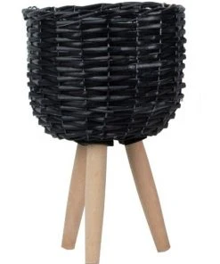 Cheapest ❤️ Cooper & Co Natural Wicker Willow Flower Basket Pot ⌛