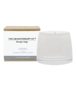 Cheapest 🎁 The Aromatherapy Company Therapy Unwind Coconut & Water Flower Candle ⌛