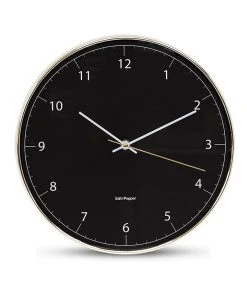 Flash Sale 😉 Salt&Pepper Blair 31cm Wall Clock Black/Gold 🌟