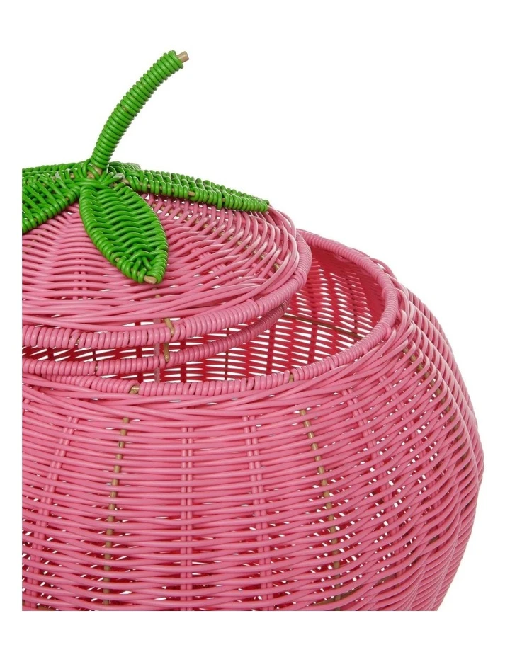 Coupon ✨ Milkshake Strawberry Shaped Storage Basket 55cm 🔥 2 Coupon ✨ Milkshake Strawberry Shaped Storage Basket 55cm 🔥 - Image 2