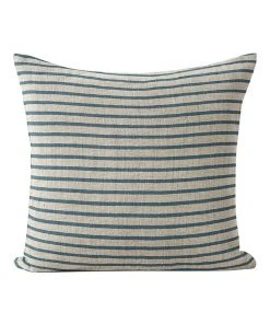 Deals ✨ Aura Home Heirloom Stripe Cushion in Indian Teal 🤩