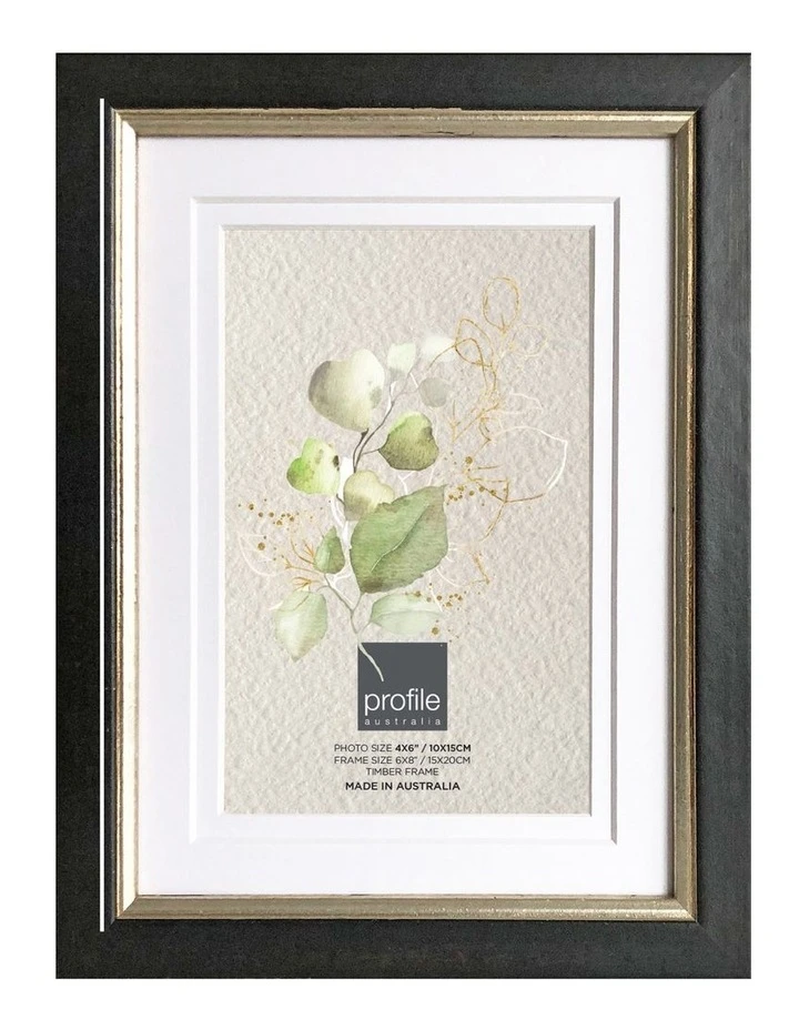 Brand new 🥰 Profile Bonjour Black Silver Timber Photo Frame 12x16"/8x12" ❤️ 1 Brand new 🥰 Profile Bonjour Black Silver Timber Photo Frame 12x16"/8x12" ❤️