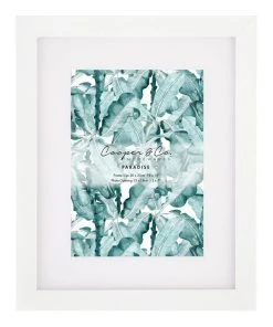 Discount 🔔 Cooper & Co Set Of 4 20x25cm Mat to 13x18cm White Premium Paradise Wooden Photo Frame 🎁 -Deals Home Décor Store 779424040 2 720x928