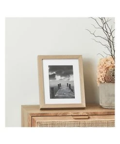 Best Sale 🤩 Cooper & Co Set Of 4 20x25cm Mat to 13x18cm Oak Premium Paradise Wooden Photo Frame ❤️ -Deals Home Décor Store 779424130 4 720x928