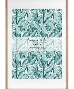 Buy 🎁 Cooper & Co 60x90cm Mat to 50x70cm Oak Premium Paradise Wooden Photo Frame ✔️