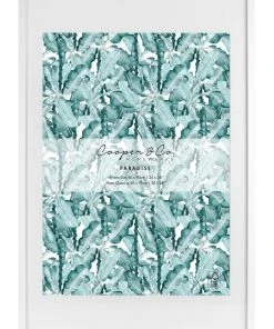 Best deal ❤️ Cooper & Co 60x90cm Mat to 50x70cm White Premium Paradise Wooden Photo Frame 💯