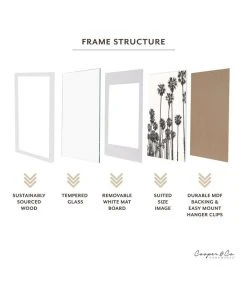 Best deal ❤️ Cooper & Co 60x90cm Mat to 50x70cm White Premium Paradise Wooden Photo Frame 💯 -Deals Home Décor Store 779424580 5 720x928
