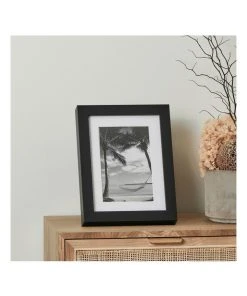 Best Pirce ⌛ Cooper & Co Set Of 4 20x25cm Mat to 13x18cm Black Premium Paradise Wooden Photo Frame ✨ -Deals Home Décor Store 779424760 4 720x928