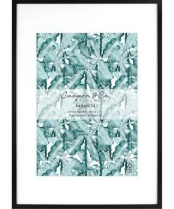 New β Cooper & Co 59.4x84.1cm Mat to 42x59.4cm Black Premium Paradise Wooden Photo Frame π₯°