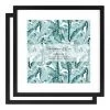 Hot Sale ❤️ Cooper & Co Set Of 2 40x40cm Mat to 30x30cm Black Premium Paradise Wooden Photo Frame ✔️
