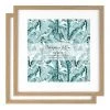 Discount 👍 Cooper & Co Set Of 2 40x40cm Mat to 30x30cm Oak Premium Paradise Wooden Photo Frame 🛒