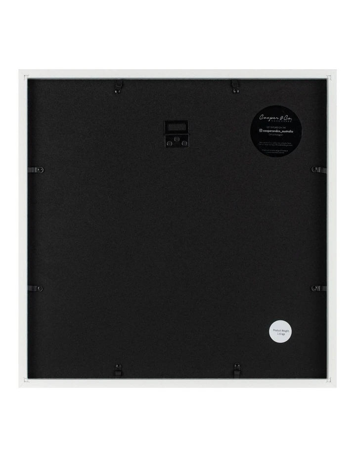 Flash Sale 𧨠Cooper & Co Set Of 2 40x40cm Mat to 30x30cm White Premium Paradise Wooden Photo Frame π 3 Flash Sale 𧨠Cooper & Co Set Of 2 40x40cm Mat to 30x30cm White Premium Paradise Wooden Photo Frame π - Image 3
