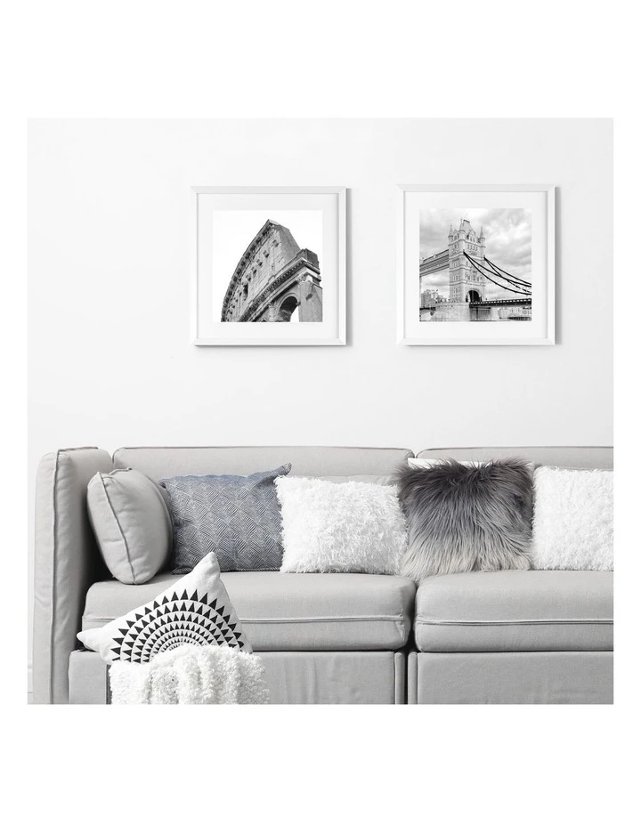 Flash Sale 𧨠Cooper & Co Set Of 2 40x40cm Mat to 30x30cm White Premium Paradise Wooden Photo Frame π 4 Flash Sale 𧨠Cooper & Co Set Of 2 40x40cm Mat to 30x30cm White Premium Paradise Wooden Photo Frame π - Image 4