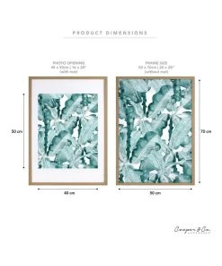 Promo 😍 Cooper & Co 50x70cm Mat to 40x50cm Oak Premium Paradise Wooden Photo Frame 🛒 -Deals Home Décor Store 779425660 6 720x928