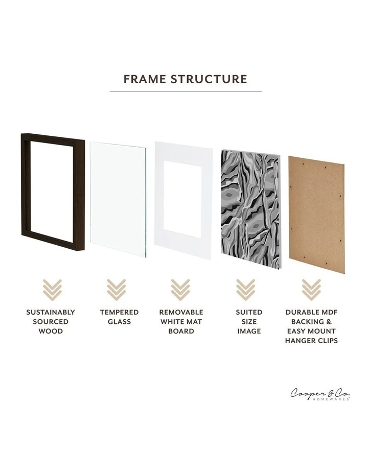 Buy π Cooper & Co Set Of 2 30x30cm Mat to 20x20cm Black Premium Paradise Wooden Photo Frame β€οΈ 6 Buy π Cooper & Co Set Of 2 30x30cm Mat to 20x20cm Black Premium Paradise Wooden Photo Frame β€οΈ - Image 6