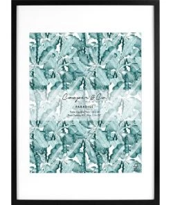 Buy ❤️ Cooper & Co 50x70cm Mat to 40x50cm Black Premium Paradise Wooden Photo Frame 🎁