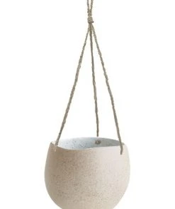 Hot Sale ⭐ Robert Gordon Garden To Table Hanging Planter Small - White Speckle 🥰