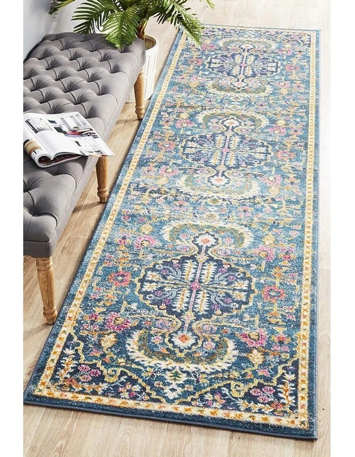 Outlet π Rug Culture Babylon 209 Navy Runner Rug π 7 Outlet π Rug Culture Babylon 209 Navy Runner Rug π - Image 7