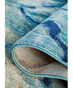 New 🎉 Rug Culture Dreamscape Waves Modern Indigo Runner Rug 👍 -Deals Home Décor Store 782205400 6 720x928
