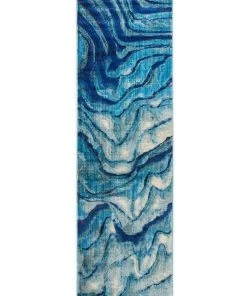 Deals 😉 Rug Culture Dreamscape Waves Modern Indigo Rug ✨