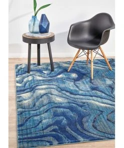 Deals 😉 Rug Culture Dreamscape Waves Modern Indigo Rug ✨ -Deals Home Décor Store 782206210 3 720x928