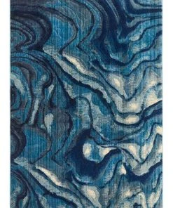 Deals 😉 Rug Culture Dreamscape Waves Modern Indigo Rug ✨ -Deals Home Décor Store 782206210 5 720x928