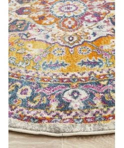 Coupon 🛒 Rug Culture Babylon 207 Multi Round Rug 🛒 -Deals Home Décor Store 782207290 4 720x928