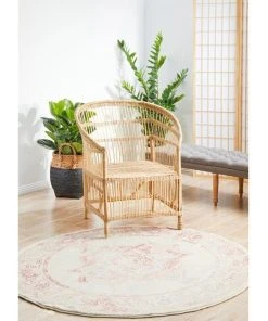 Cheap ✔️ Rug Culture Avenue 702 Rose Round Rug ✔️ -Deals Home Décor Store 782207560 7 720x928