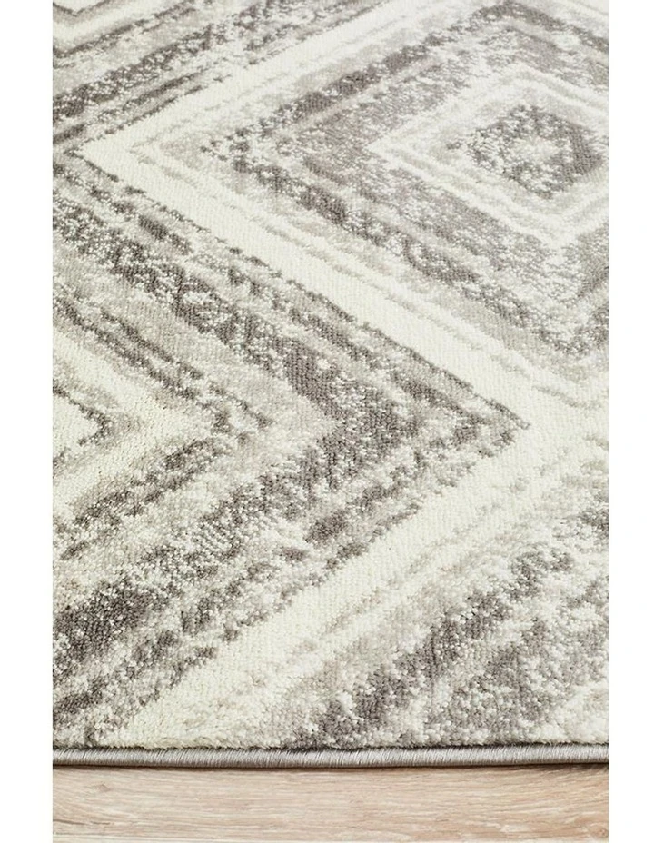 Cheapest π Rug Culture Sabrina Geo Diamonds Rug Silver Grey π― 4 Cheapest π Rug Culture Sabrina Geo Diamonds Rug Silver Grey π― - Image 4