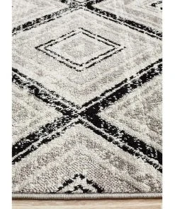 Wholesale 👏 Rug Culture Sabrina Geo Diamonds Rug Grey Black 🤩 -Deals Home Décor Store 782208640 4 720x928
