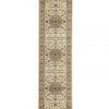 Hot Sale ✨ Rug Culture Sydney Medallion Runner Ivory with Ivory Border Runner Rug 👏