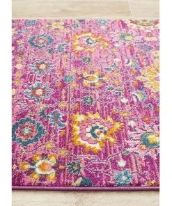 New ✔️ Rug Culture Babylon 210 Fuchsia Runner Rug ⭐ -Deals Home Décor Store 782210260 4 720x928