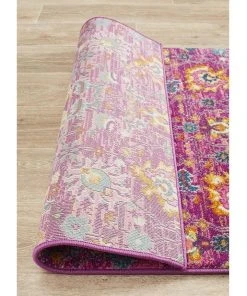 New ✔️ Rug Culture Babylon 210 Fuchsia Runner Rug ⭐ -Deals Home Décor Store 782210260 6 720x928