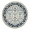 Cheap ❤️ Rug Culture Century 988 Blue Round Rug ⭐