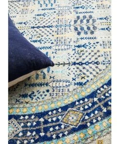 Cheap ❤️ Rug Culture Century 988 Blue Round Rug ⭐ -Deals Home Décor Store 782213320 5 720x928