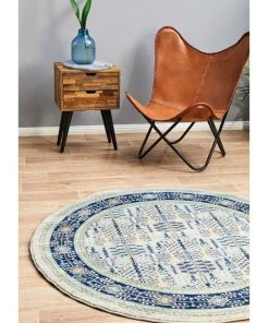 Cheap ❤️ Rug Culture Century 988 Blue Round Rug ⭐ -Deals Home Décor Store 782213320 7 720x928