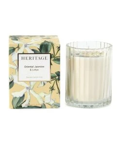 Deals ⭐ Heritage Oriental Jasmine & Lotus Scented Candle 108g 🧨