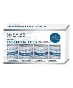 Buy π€© Gaiam All Natural Essential Oils Set of 4 10ml π